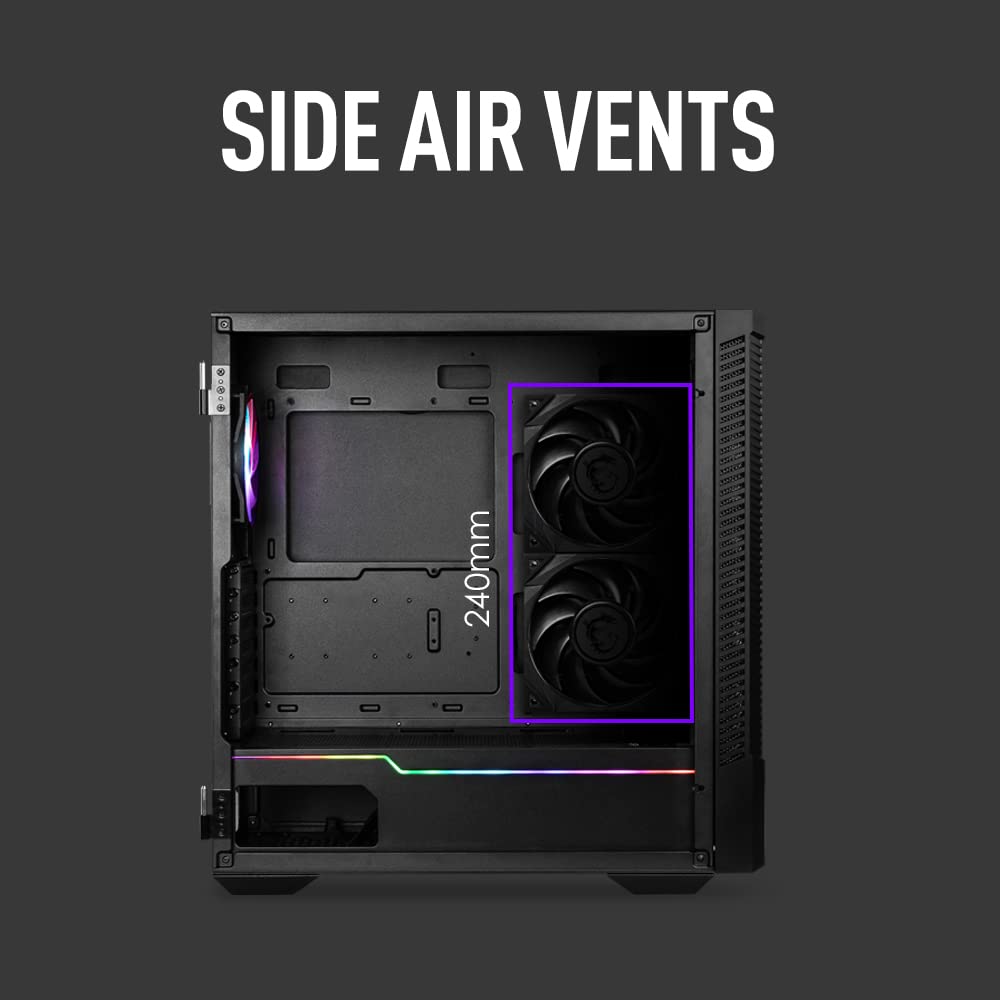 MSI MPG Velox 100R ARGB Tempered Glass Gaming Cabinet