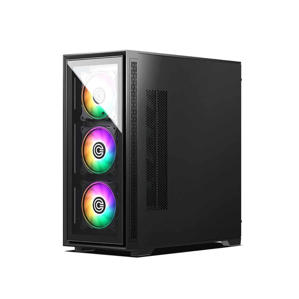 Circle Furious Glass 360 ARGB Mid- Tower Computer Case