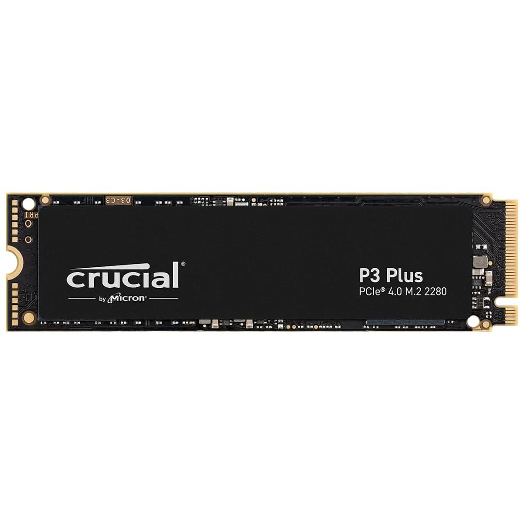 CRUCIAL P3 PLUS 1TB PCIE 4.0 3D NAND NVME M.2 SSD, UP TO 5000MB/S - CT1000P3PSSD8