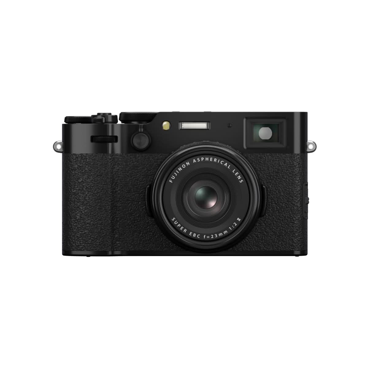 FUJIFILM X100VI 40.2 MP MIRRORLESS CAMERA WITH FIXED 23MMF2 LENS (APS-C X-TRANS CMOS 5 SENSOR, X-PROCESSOR 5, HYBRID VIEWFINDER, LCD TILT TOUCHSCREEN, FACE DETECTION AF, 20 FILM SIMULATIONS - BLACK