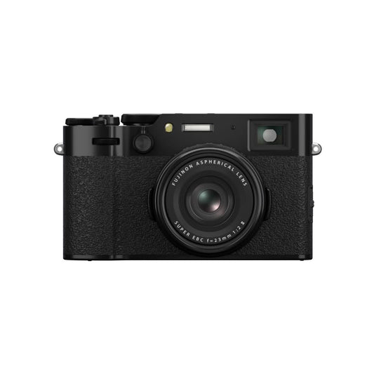 FUJIFILM X100VI 40.2 MP MIRRORLESS CAMERA WITH FIXED 23MMF2 LENS (APS-C X-TRANS CMOS 5 SENSOR, X-PROCESSOR 5, HYBRID VIEWFINDER, LCD TILT TOUCHSCREEN, FACE DETECTION AF, 20 FILM SIMULATIONS - BLACK