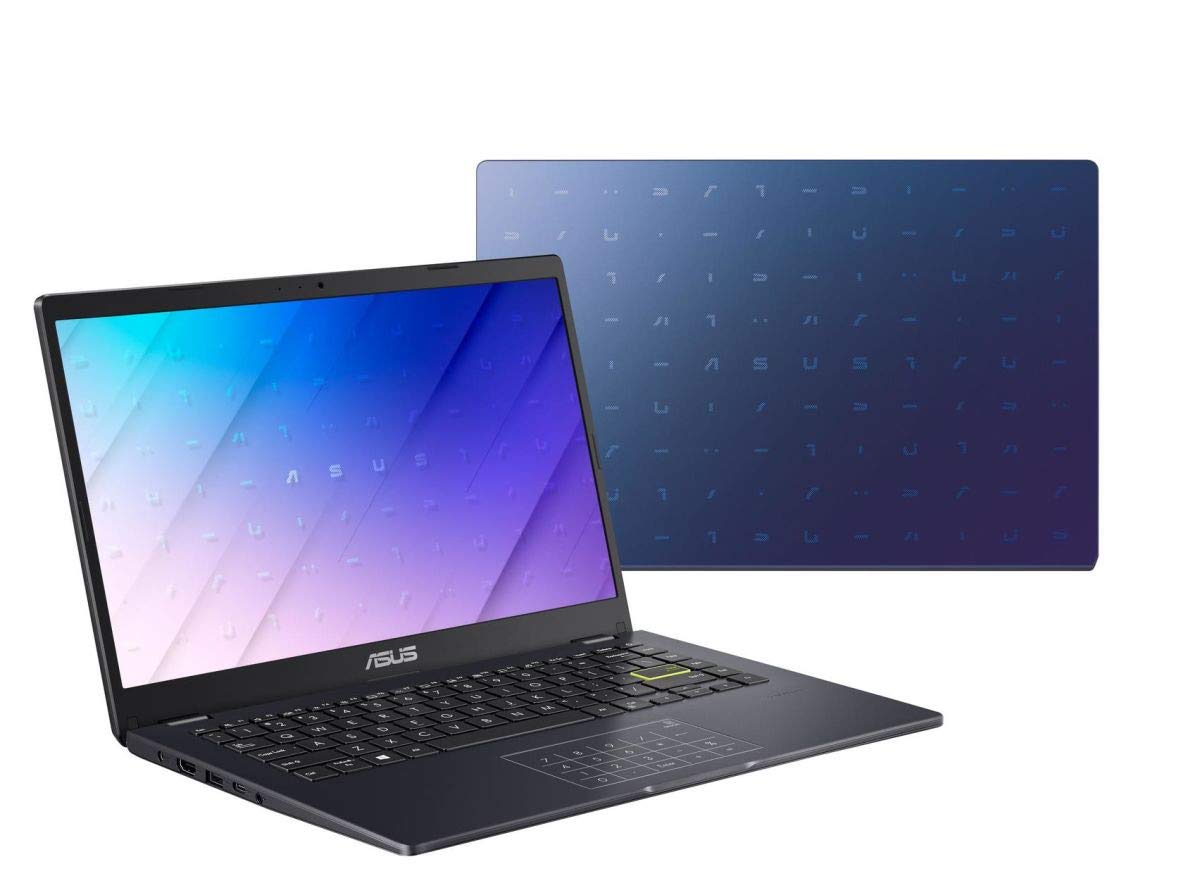 ASUS E410MA-EK319T INTEL PENTIUM SILVER N5030 QUAD CORE 14 INCHES FHD (1920 X 1080) LED LAPTOP (4GB RAM/256GB PCIE SSD/UHD 605 GRAPHICS/NUMBER PAD/WINDOWS 10 HOME, PEACOCK BLUE, 1.3KG)