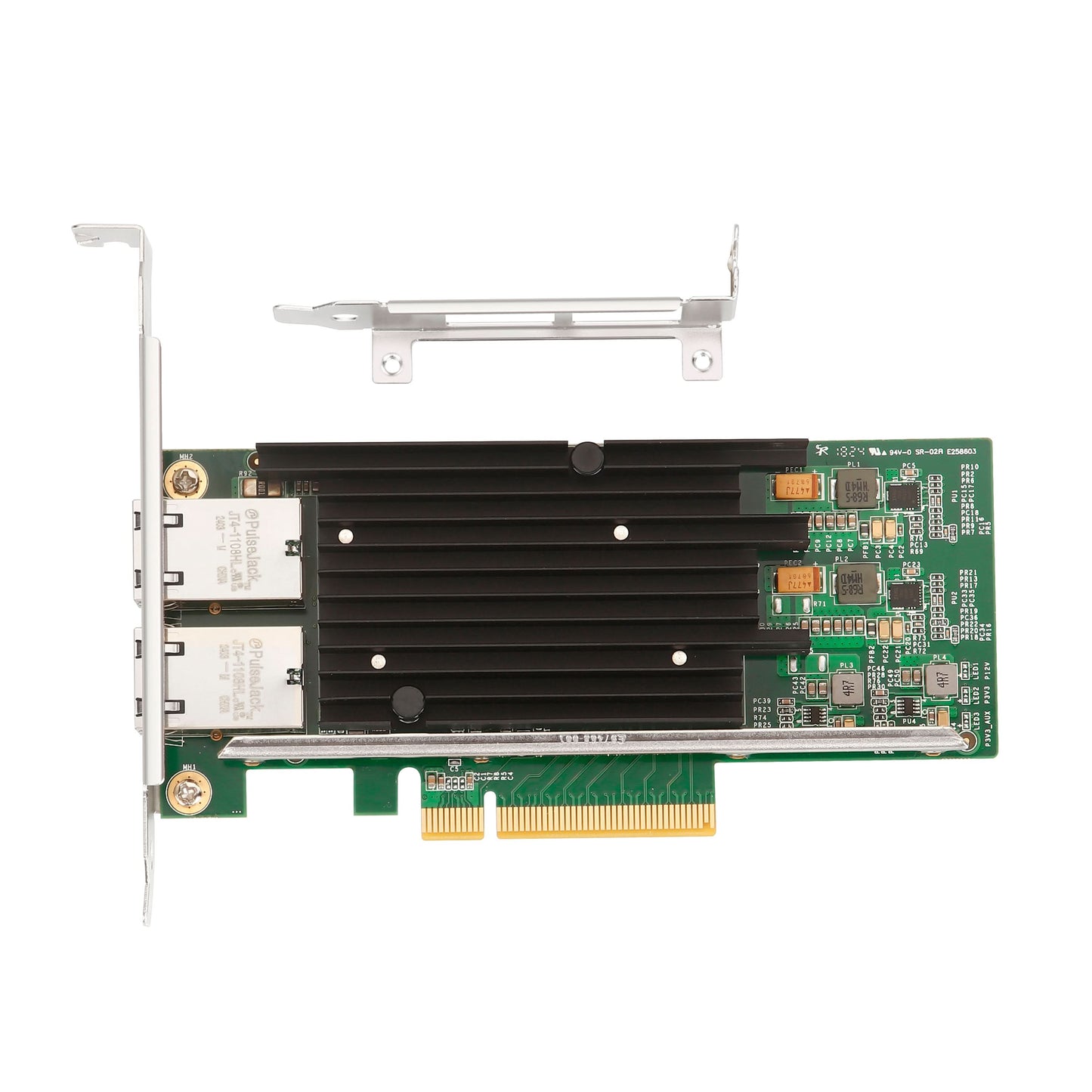 S-Tech PCIe 10GbE Dual Port RJ45 Ethernet Network Card – Intel X540