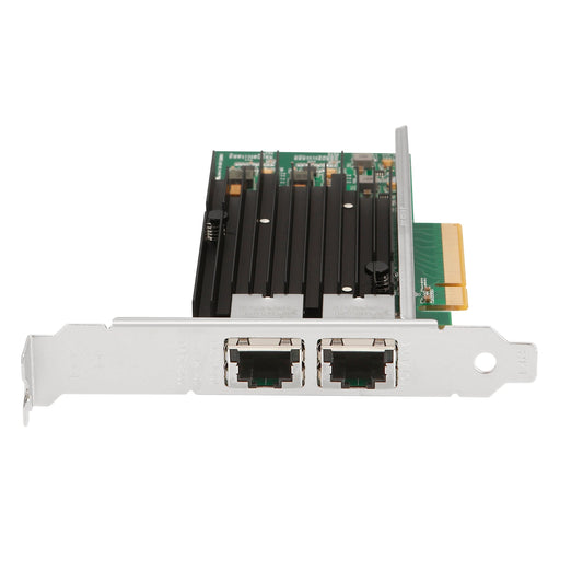 S-Tech PCIe 10GbE Dual Port RJ45 Ethernet Network Card Intel X540