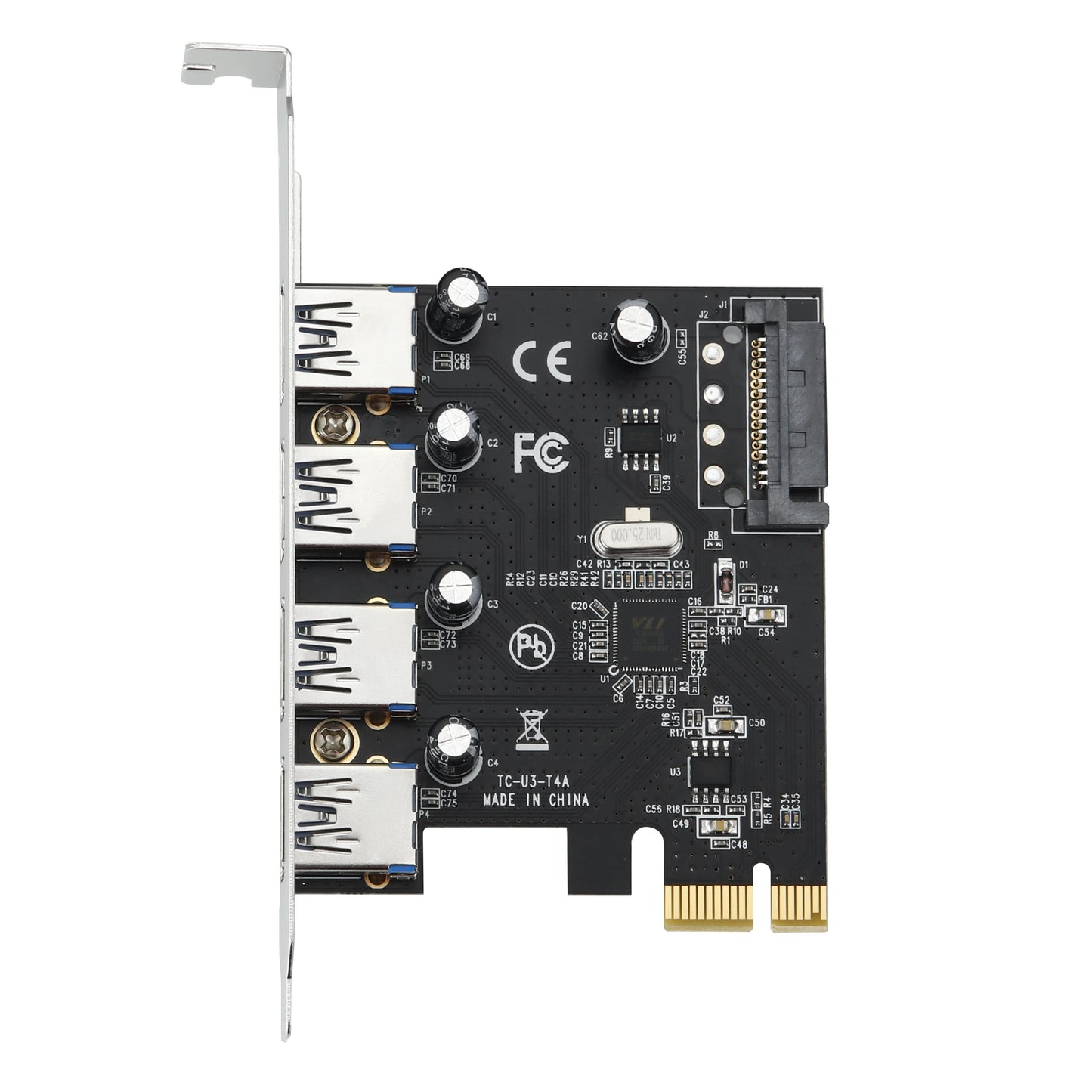 S-Tech PCIe 4-Port USB 3.0 Expansion Card