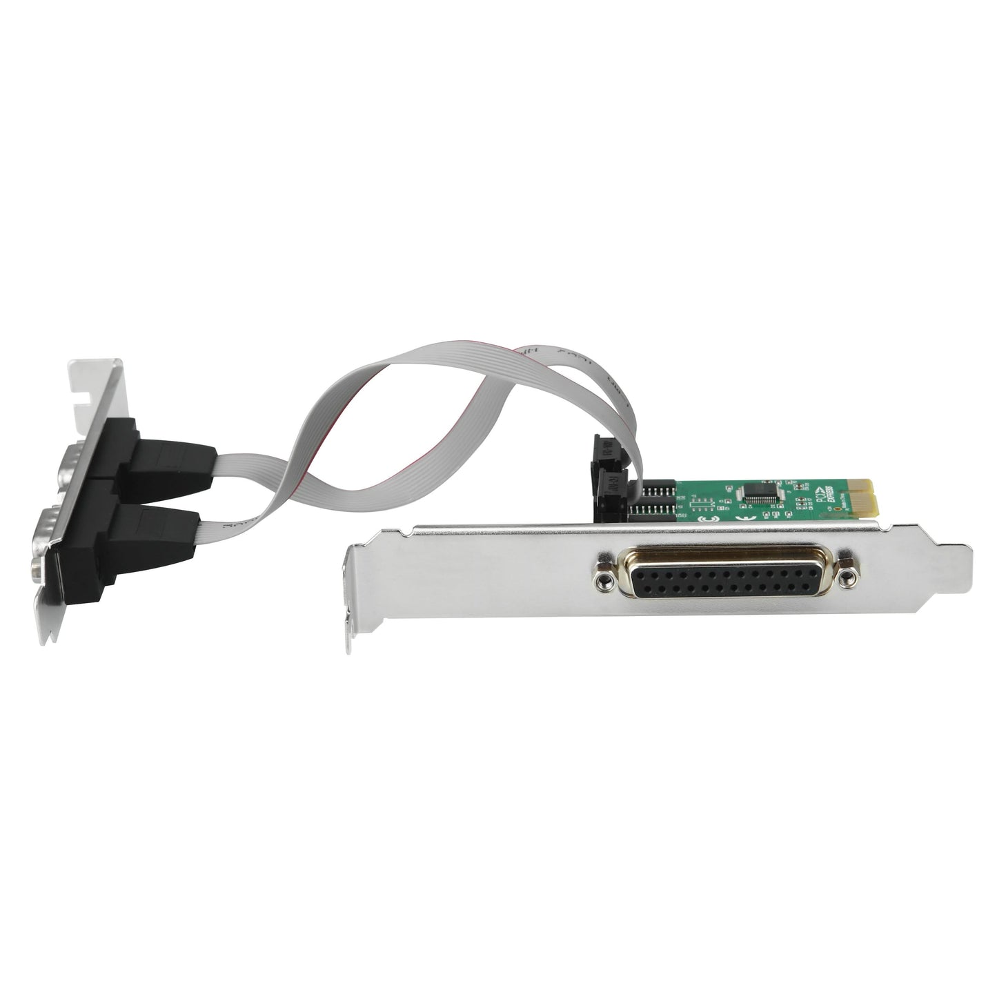 S-Tech PCIe 2-Port RS-232 Serial + 1-Port Parallel LPT Card