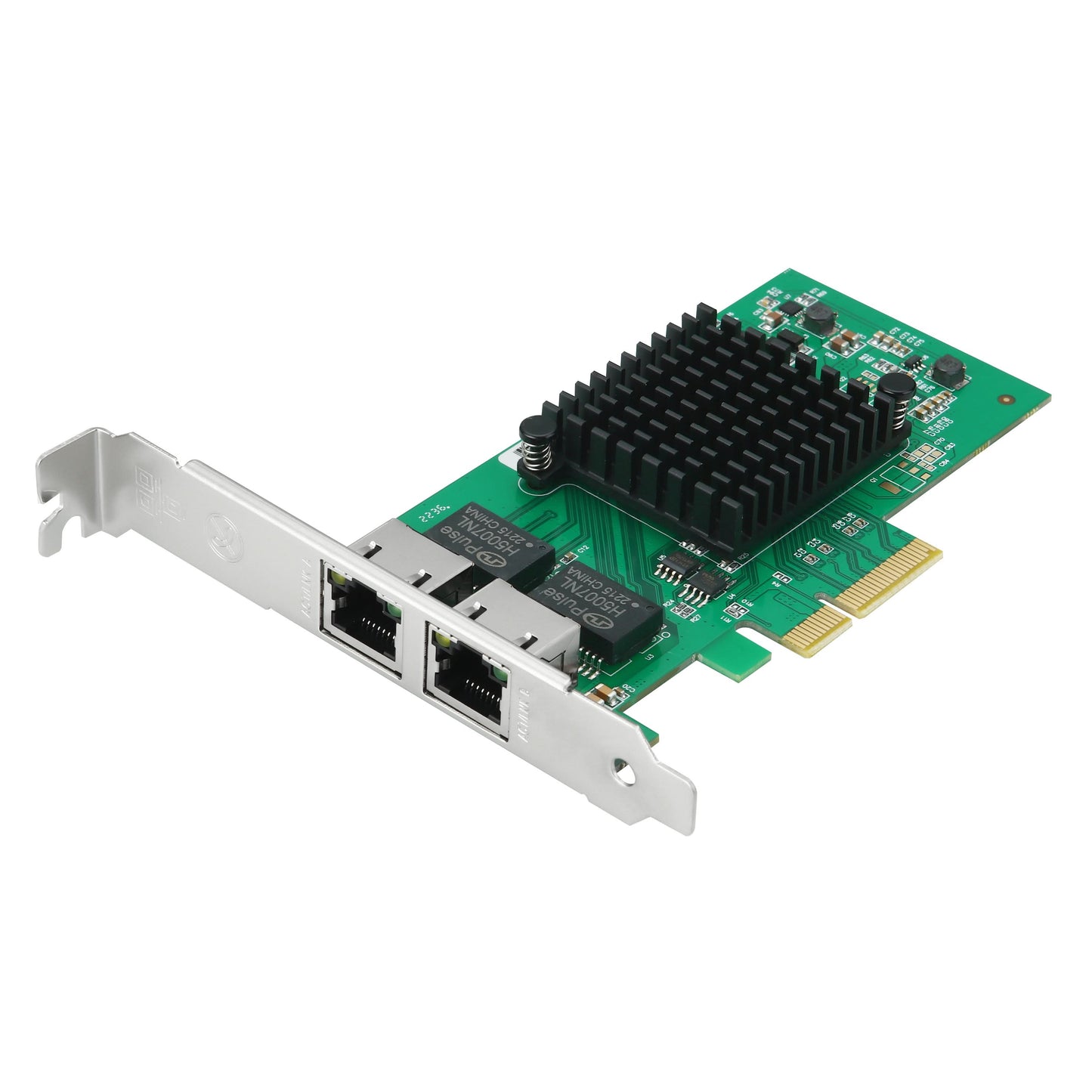 S-Tech PCIe Gigabit Ethernet Network Card – Dual Port RJ45 – Intel I350