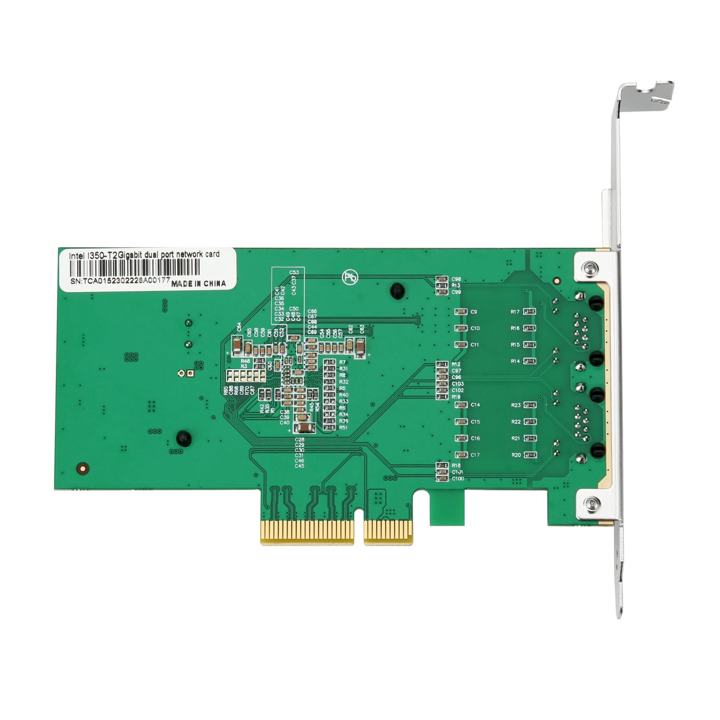 S-Tech PCIe Gigabit Ethernet Network Card – Dual Port RJ45 – Intel I350