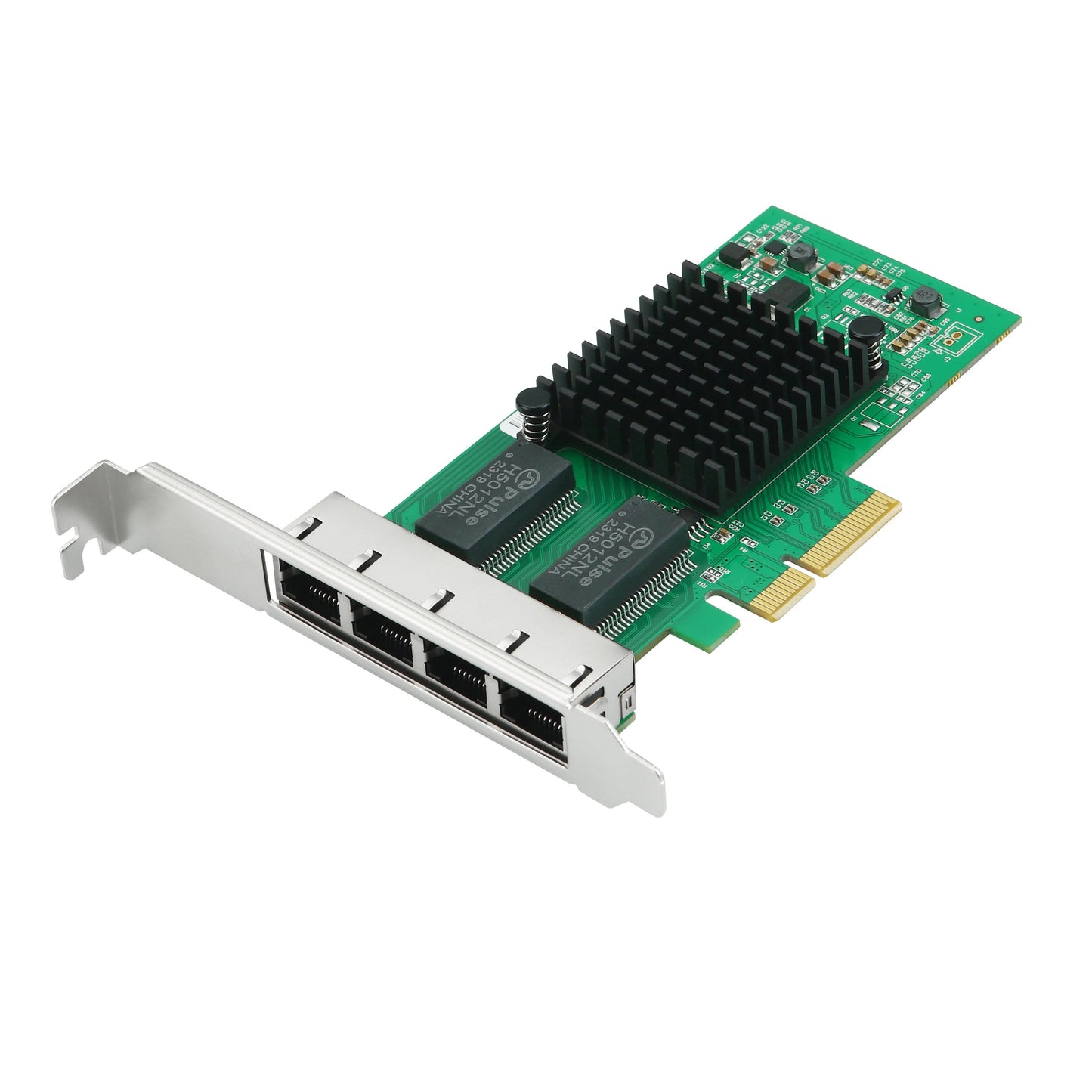 S-Tech PCIe Gigabit Ethernet Network Card – Quad Port RJ45 – Intel I350