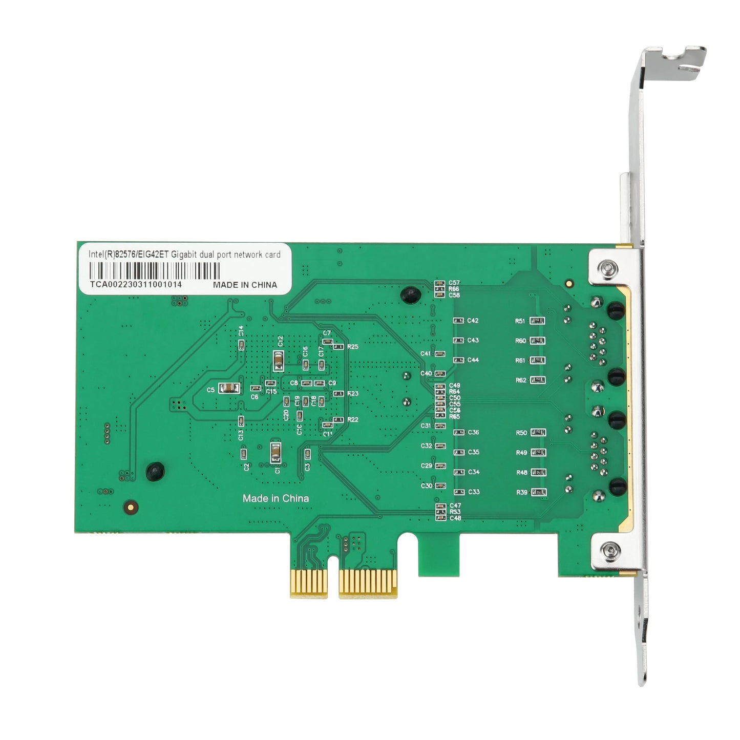 S-Tech PCIe Gigabit Ethernet Network Card – Dual Port RJ45 – Intel 82575