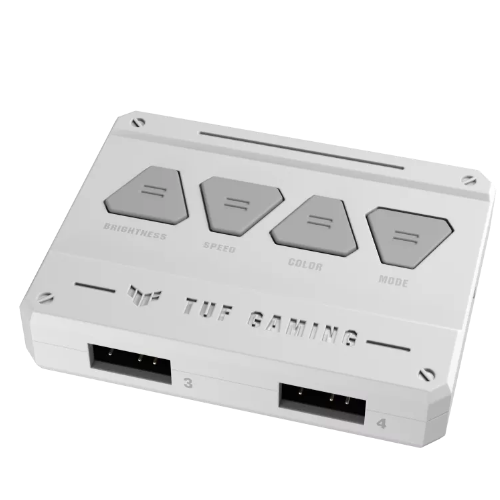 ASUS TF120 ARGB 120MM CABINET FAN TRIPLE PACK WITH ARGB CONTROLLER WHITE