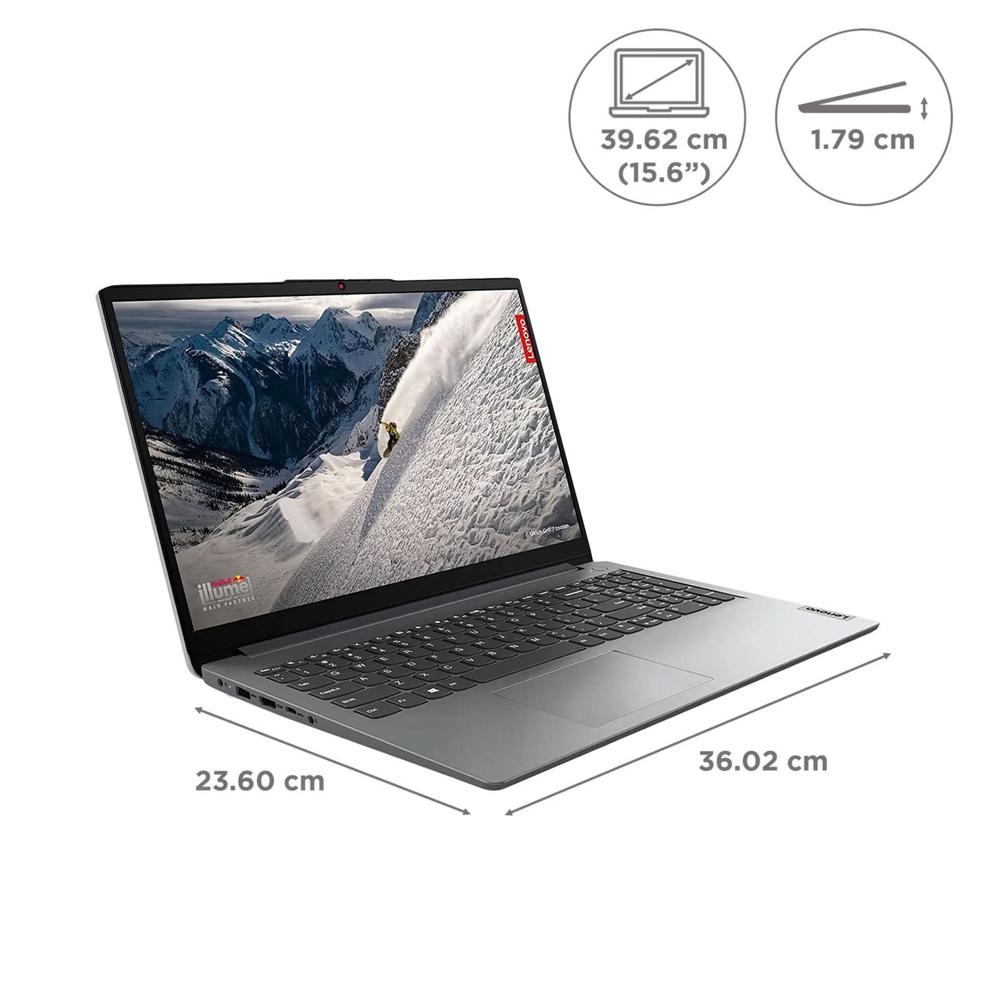 LAPTOP-LENOVO-IP-SLIM1-82R1004AIN-(R5-3500U/8/512GB/W11-MS/GREY)