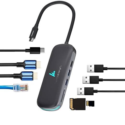 Wozoyo Type C 9 in 1 Docking Station, Series 1