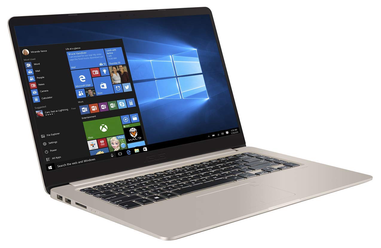 ASUS VIVOBOOK 15 X510UA-EJ796T INTEL CORE I3 7TH GEN 15.6-INCH FHD THIN AND LIGHT LAPTOP (4GB RAM/1TB HDD/WINDOWS 10/INTEGRATED GRAPHICS/FP READER/BACKLIT KB/1.70 KG), GOLD