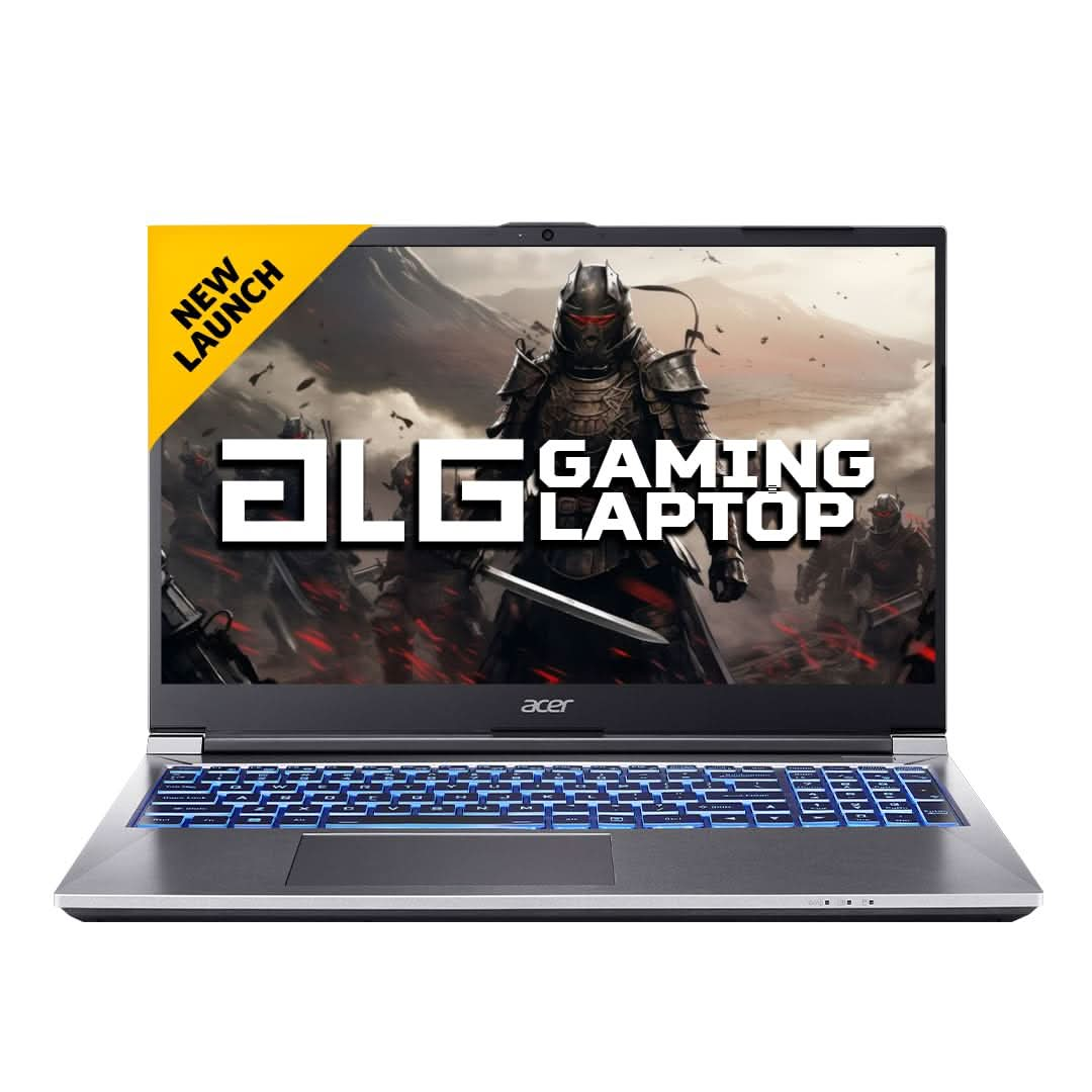 ACER ALG 12TH GEN INTEL CORE I5 GAMING LAPTOP (16GB RAM/512GB SSD/4GB RTX 2050 GRAPHICS/144HZ/WIN11HOME/WIFI 6) AL15G-52, 39.62CM (15.6 INCH) FHD DISPLAY, PREMIUM METAL BODY, STEEL GRAY, 1.59KG UN.34CSI.00V