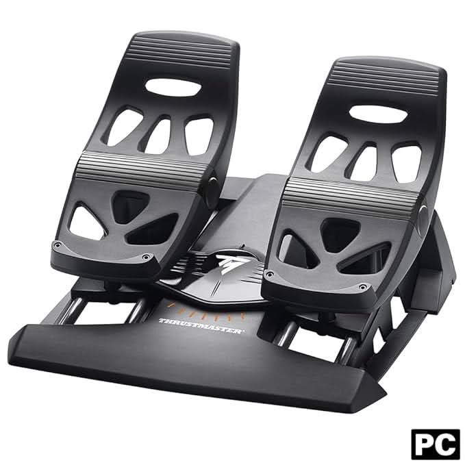 ThrustMaster TFRP Flight Rudder Pedals for PC and Playstation 4