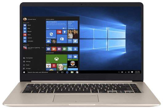 ASUS VIVOBOOK 15 X510UA-EJ796T INTEL CORE I3 7TH GEN 15.6-INCH FHD THIN AND LIGHT LAPTOP (4GB RAM/1TB HDD/WINDOWS 10/INTEGRATED GRAPHICS/FP READER/BACKLIT KB/1.70 KG), GOLD