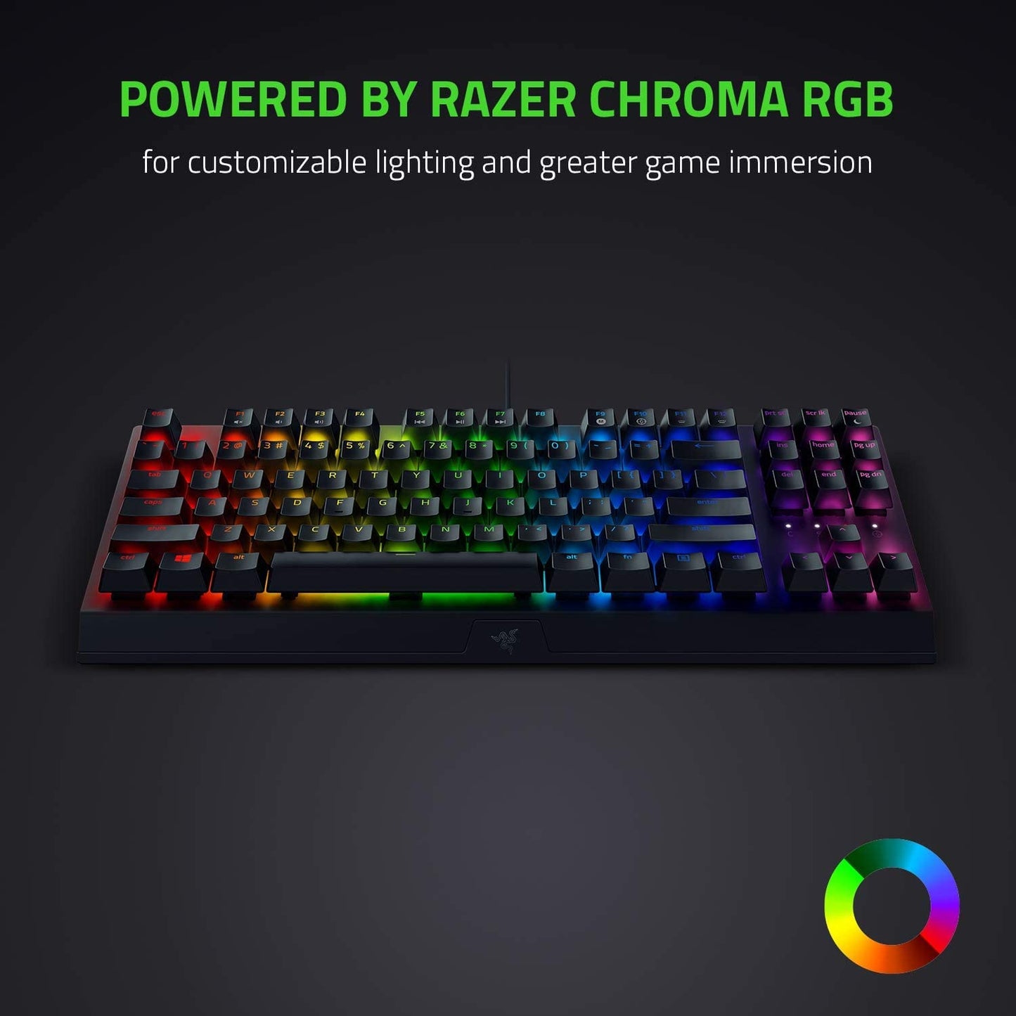 Razer BlackWidow V3 Tenkeyless - Mechanical Gaming Keyboard (Yellow Switch)