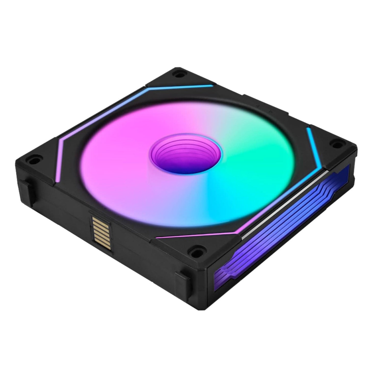 Lian Li UNI Fan SL-INF Reverse Blade 120 Infinity Mirror 120mm ARGB Single Pack Case Fan, Black- G99.12RSLIN1B.in