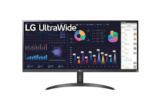 LG 34WQ500-B - 34 INCH 21:9 ULTRAWIDE FULL HD (2560 X 1080) MONITOR WITH IPS DISPLAY, SRGB 99 PERCENT (TYP.), 1MS MBR, DISPLAYHDR 400, HDMI & DP, AMD FREESYNC, BLACK