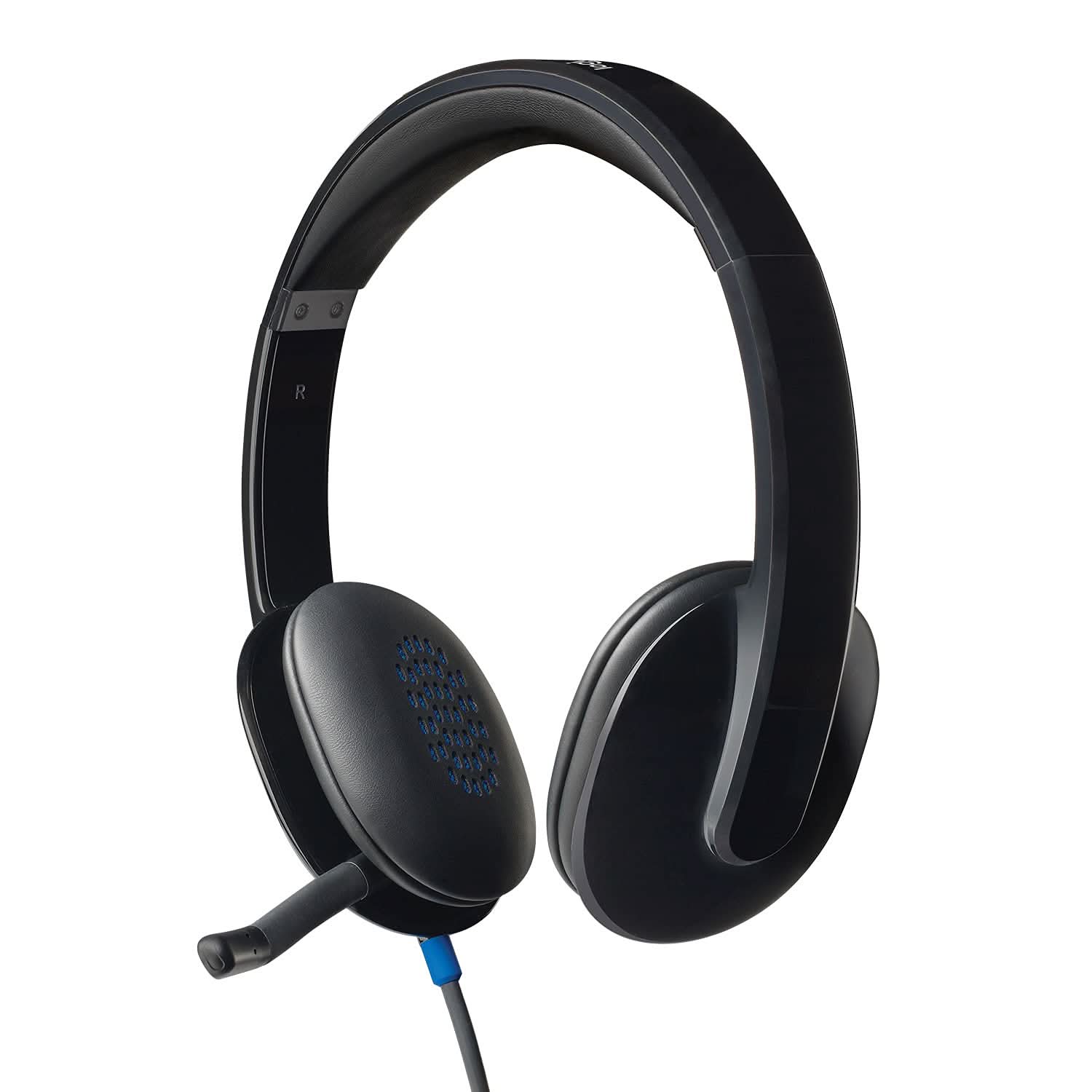 Hal Mic LOGITECH H540 STEREO WIRED ON EAR HEADPHONES WITH MIC WITH NOISE-CANCE