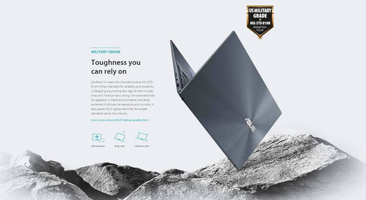 Asus ZenBook 14 UX435EG-AI701TS i7-1165G7/MX450/16G/1T PCIe SSD/Pine GREY/14.0 inchFHD IPS TOUCH/1Y International Warranty + MacFee/Office H&S/ScreenPAD/Zenbook Sleeve