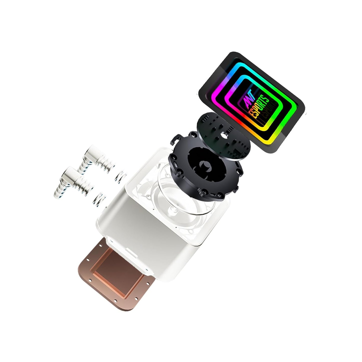 ANT ESPORTS ICE-INFINITE 240 ARGB ALL IN ONE 240MM CPU LIQUID COOLER (WHITE)