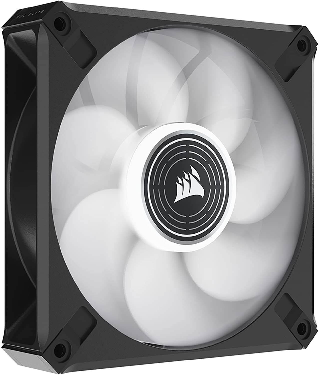 CORSAIR ML ELITE SERIES, ML120 LED ELITE, 120MM MAGNETIC LEVITATION WHITE LED FAN WITH AIRGUIDE, SINGLE PACK