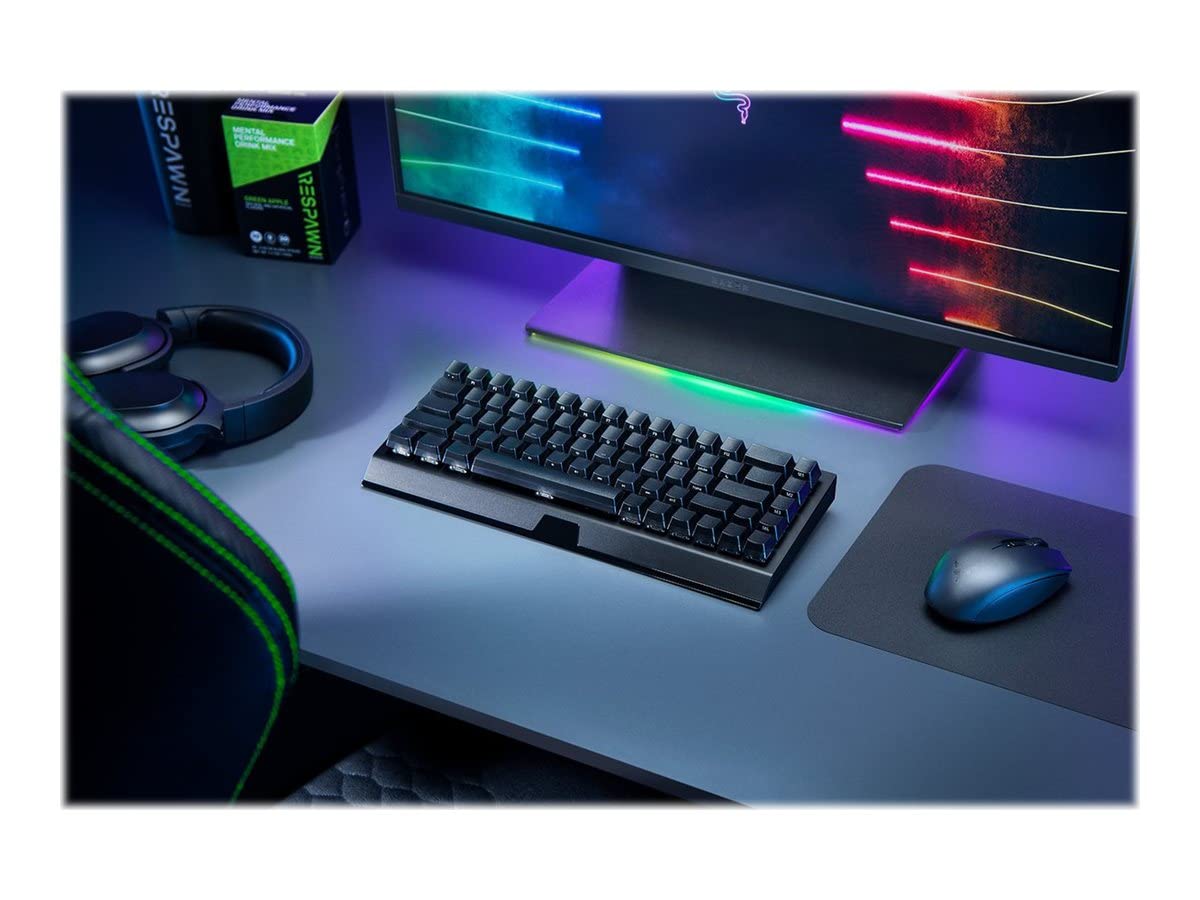 Razer BlackWidow V3 Mini HyperSpeed - Phantom Pudding Edition - 65% Wireless Mechanical Gaming Keyboard (Yellow Switch)