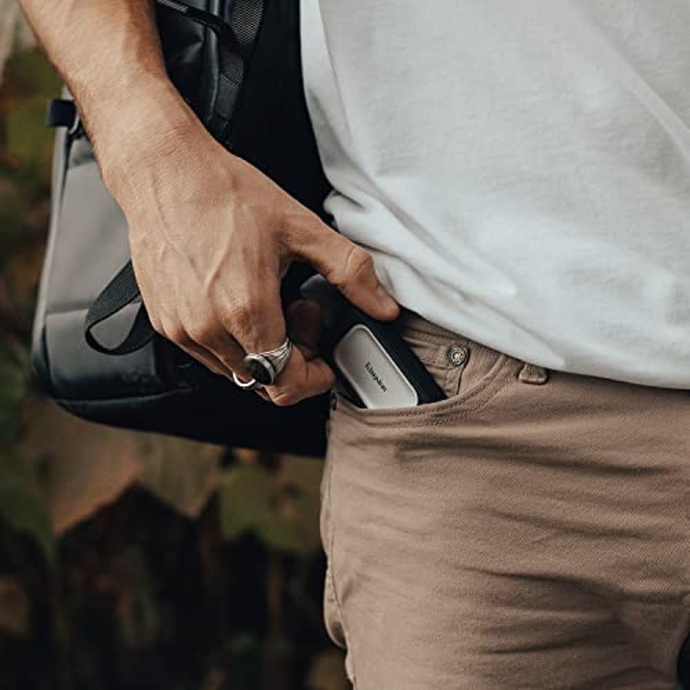 KINGSTON XS2000 1TB HIGH PERFORMANCE, READ/WRITE SPEEDS UP TO 2,000MB/S, POCKET-SIZED PORTABLE EXTERNAL SSD, SILVER, USB3.2_GEN_2_X_2 SXS2000/1000G