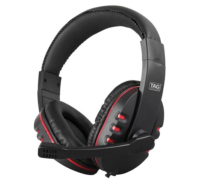 TAG Gamerz USB 400 Over Ear Gaming Headphones with Mic