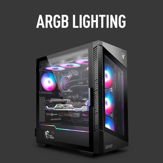 MSI MPG Velox 100R ARGB Tempered Glass Gaming Cabinet