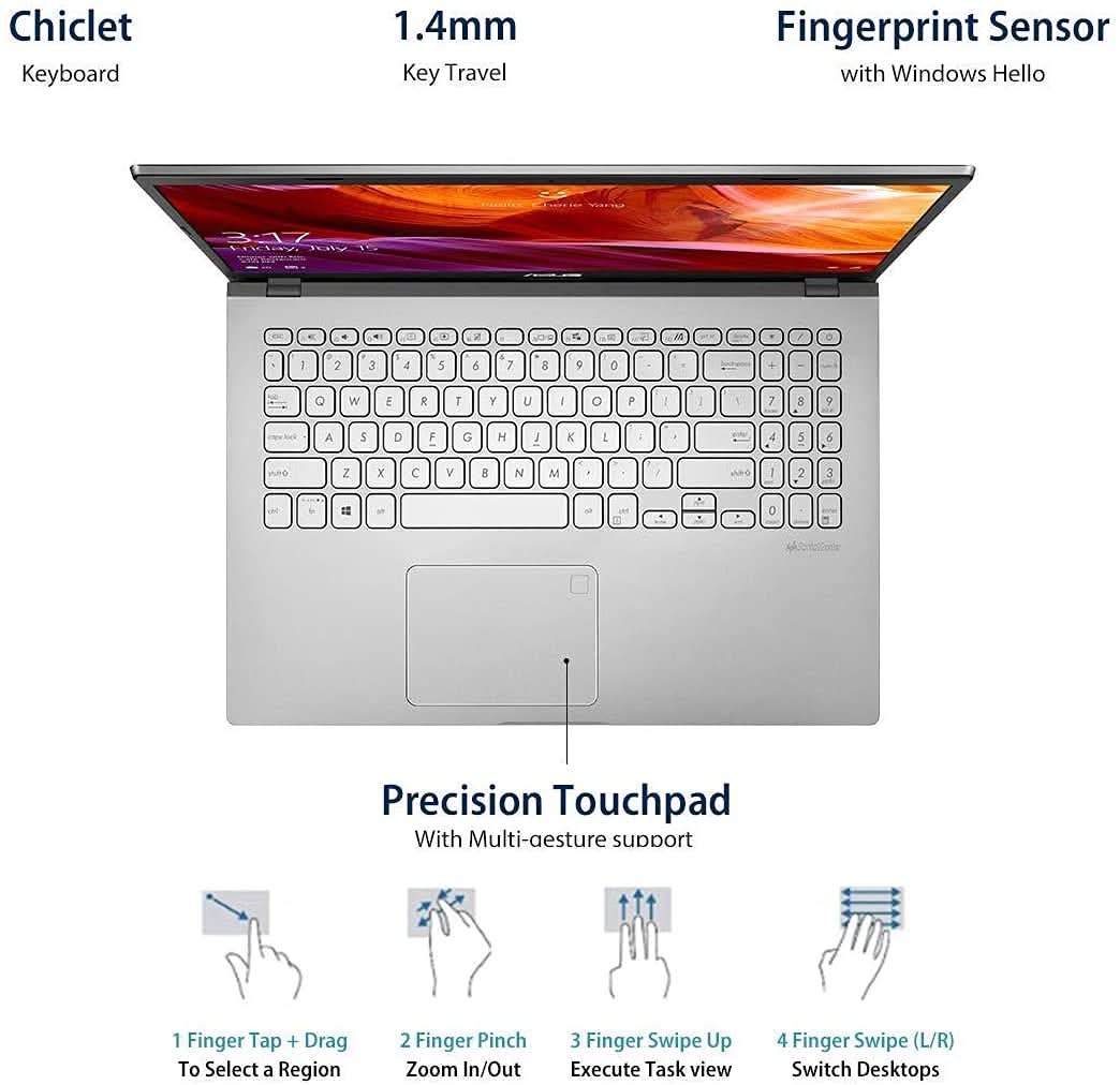 ASUS Vivobook M515DA-BQ512TS AMD Quad Core Ryzen 5 3500u 15.6 inches FHD Laptop (8 GB/512 GB SSD/Windows 10)