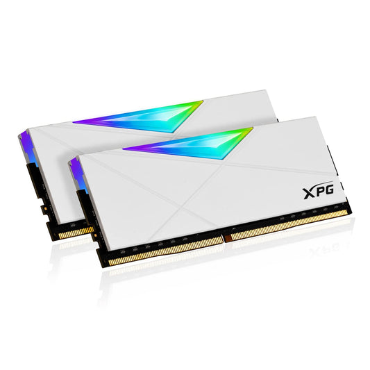 XPG 16GB D4 3200MHZ SW50 RGB DESKTOP RAM WHITE AX4U320016G16A-SW50