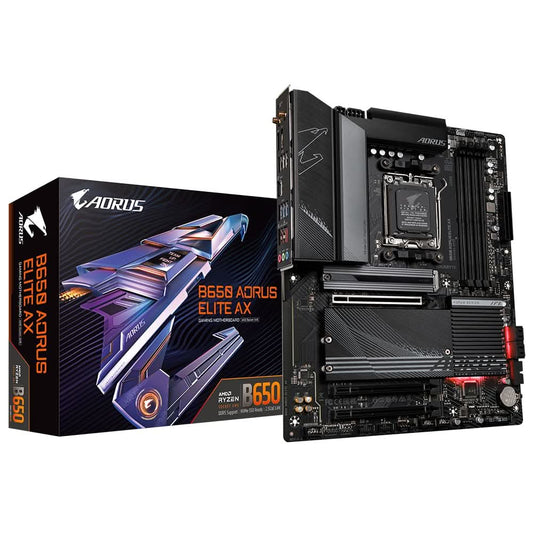 GIGABYTE AMD B650 CHIPSET ATX B650 AORUS ELITE AX MOTHERBOARD MB, DDR4