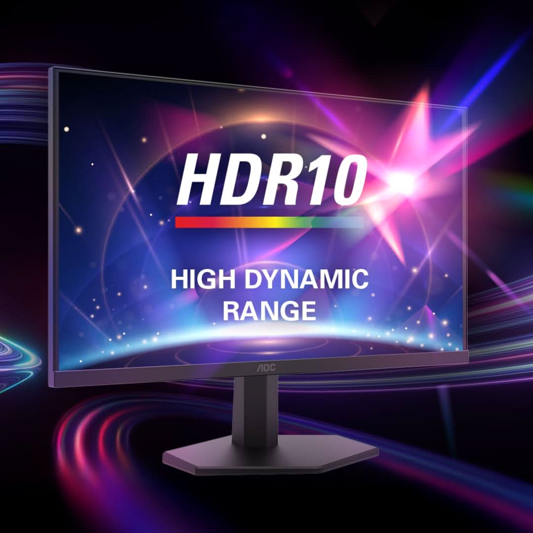 AOC 24G11ZE 23.8 FHD IPS Gaming Monitor - Black | 240Hz Refresh| 0.3ms MPRT, 1920 X 1080|Adaptive Sync| HDR10| 3-Sided Frameless| Low Input lag|Flicker Free| Low Blue Mode