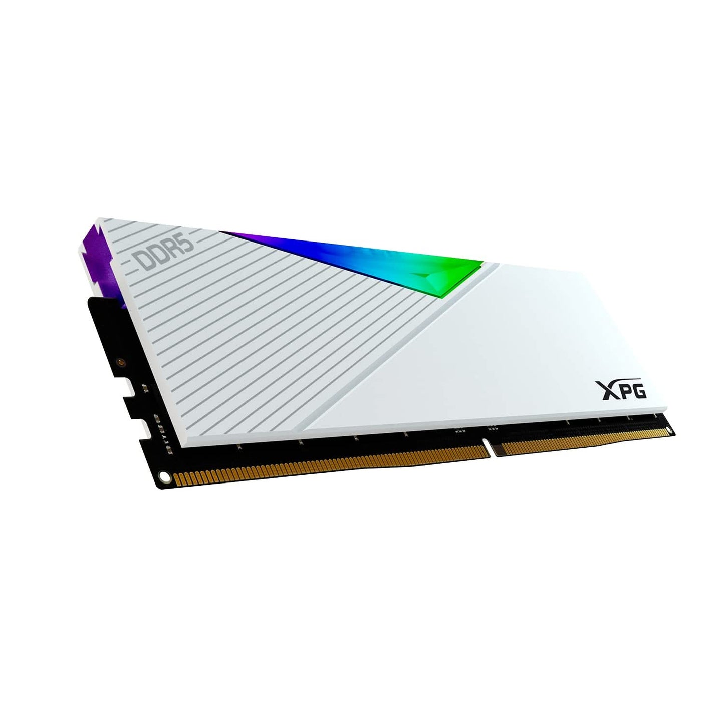 XPG LANCER RGB 16GB (1 * 16 GB) DDR5 6000 MHZ CL 40-40-40 U-DIMM DESKTOP MEMORY RAM - AX5U6000C4016G-CLARWH (WHITE)