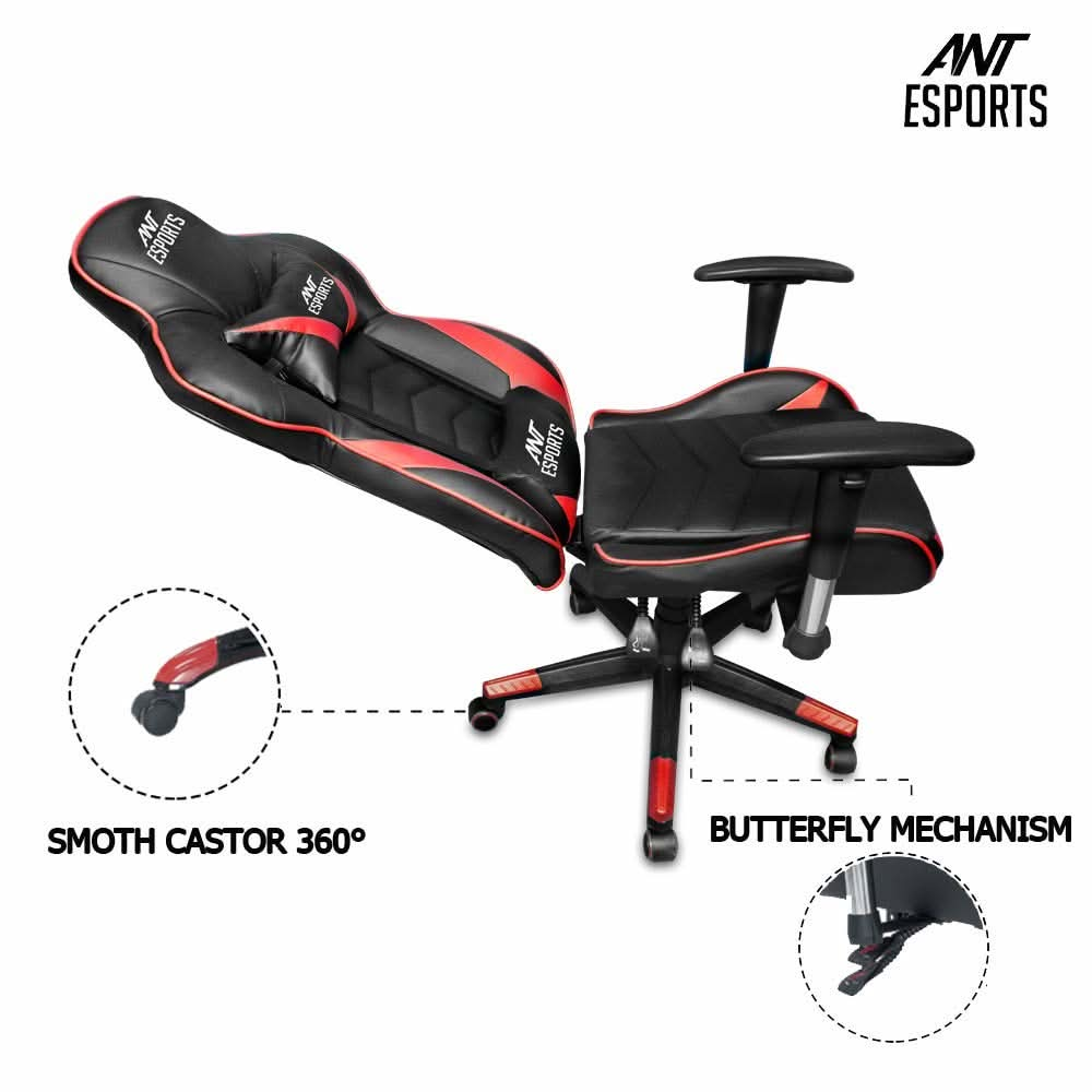 ANT ESPORTS INFINITY PLUS GAMING CHAIR RED BLACK