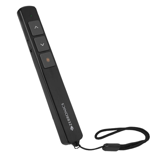 ZEBRONICS PP100, 2.4GHZ WIRELESS LASER POINTER, POWER POINT SLIDE