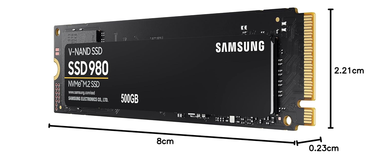 SAMSUNG 980 EVO 500GB NVME M.2 SSD MZ-V8V500BW– Vishal Peripherals