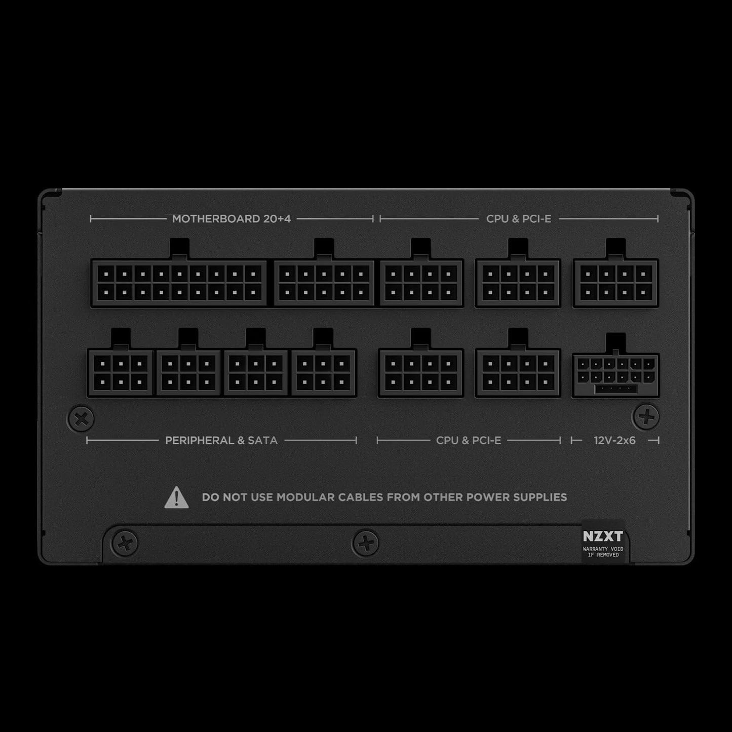 NZXT C1000 1000 WATT 80 PLUS GOLD ATX 3.1 POWER SUPPLY PA-0G2BB-UK