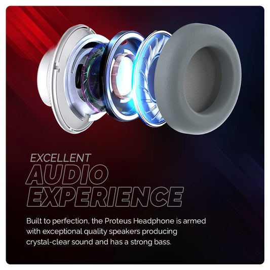 COSMIC BYTE PROTEUS RGB (WHITE) GAMING HEADPHONE