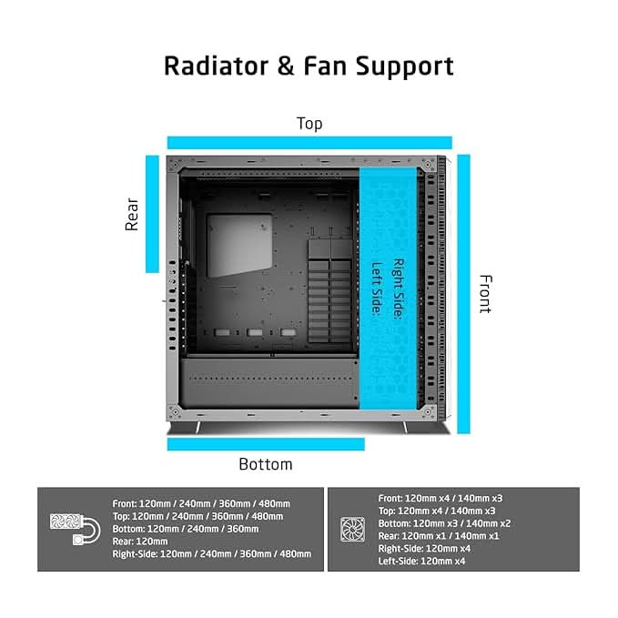 Prolab Design AI888 Workstation Computer Case|Super Tower Cabinet ...
