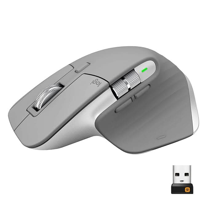 LOGITECH MX MASTER 3 WIRELESS MOUSE - MID GREY