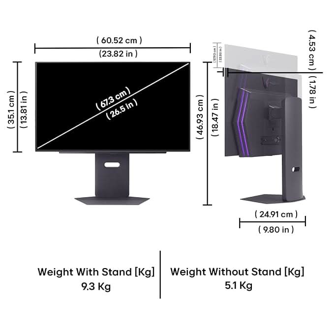 LG 27GX790A-B 27 Inch Ultragear OLED Gaming Monitor