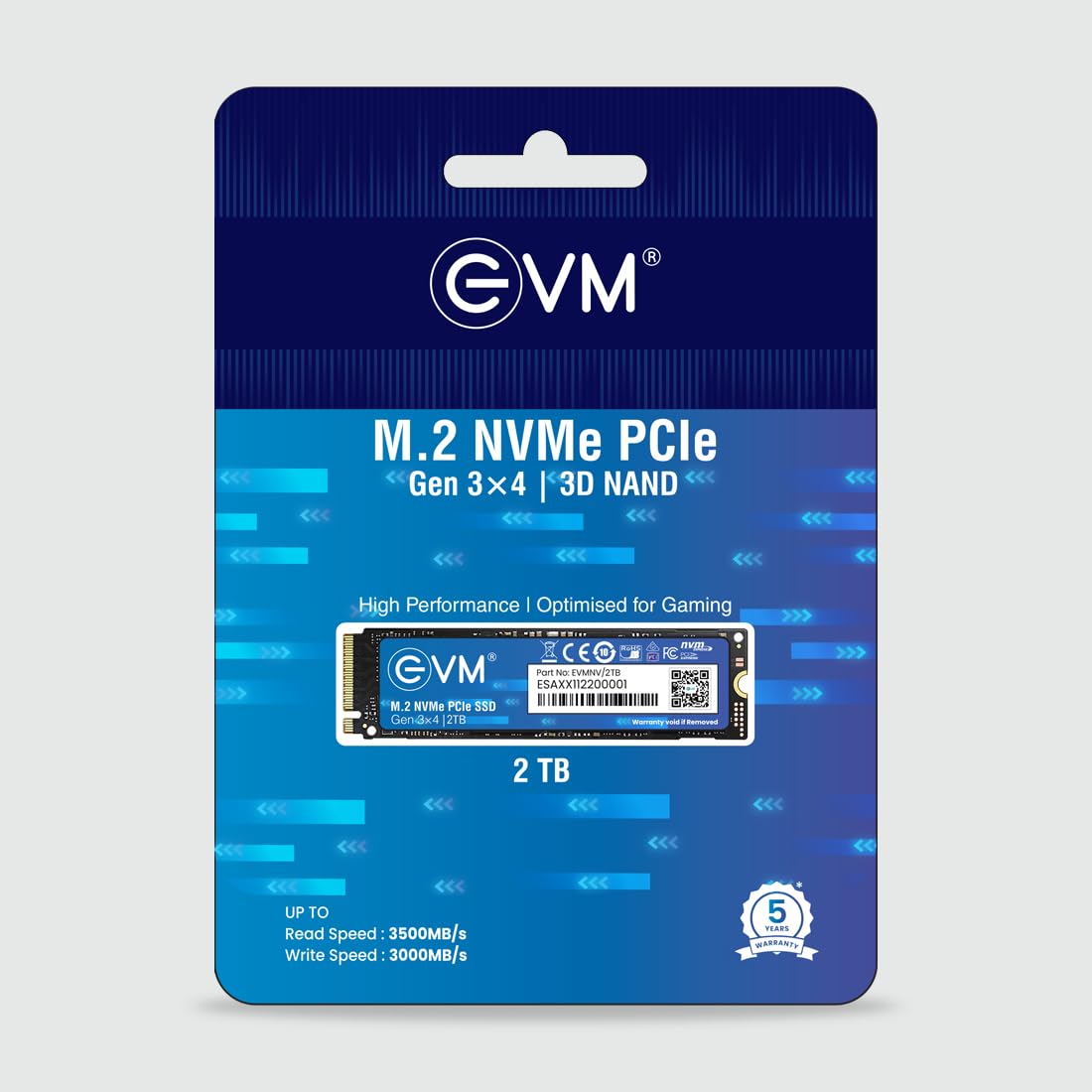 EVM 2TB GEN 3 NVME (2280) INTERNAL SSD -(EVMNV/2TB)