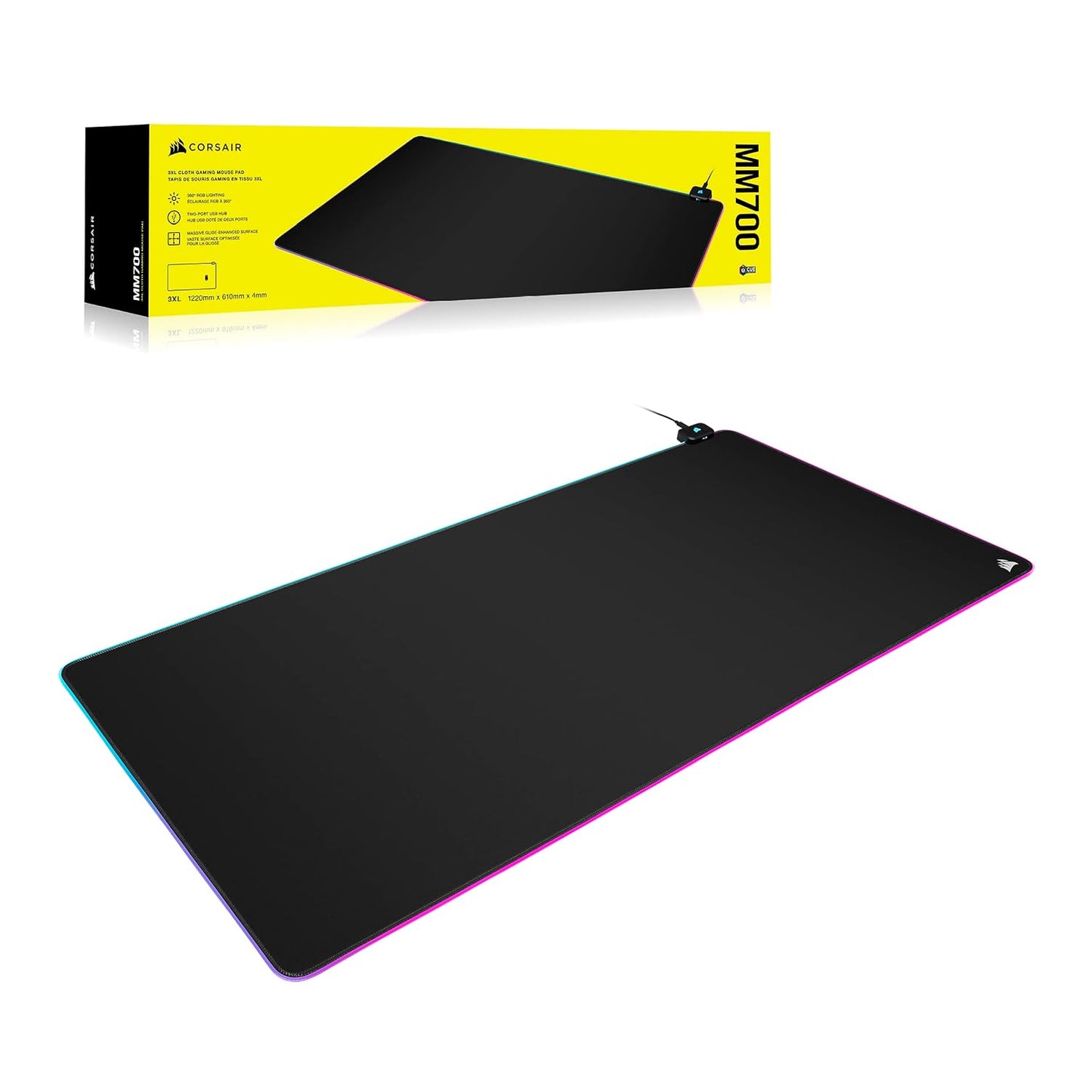 CORSAIR MM700 RGB GAMING MOUSE PAD - 3XL