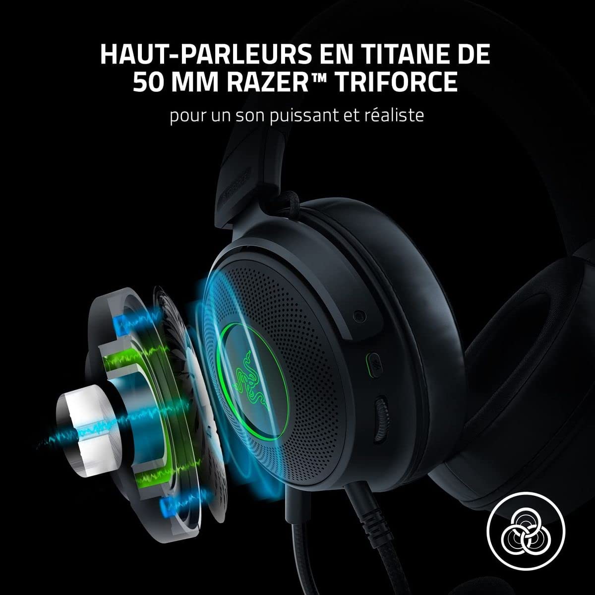 RAZER KRAKEN V3 - WIRED USB GAMING HEADSET