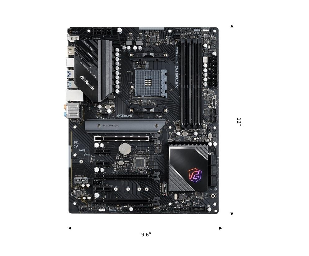 ASRock X570S Pg Riptide Amd Ryzen 5000 Series Cpu(Soket Am4)
