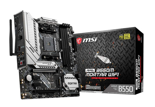 MSI MAG B550M MORTAR WIFI AMD AM4 MOTHERBOARD